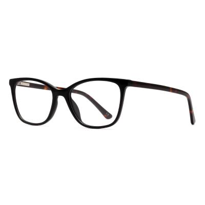 China 2022 Fashion Wholesale High Quality Eyeglasses Injection Acetate Optical Frame Rectangular Colored Glasses For 2021 Unisex for sale