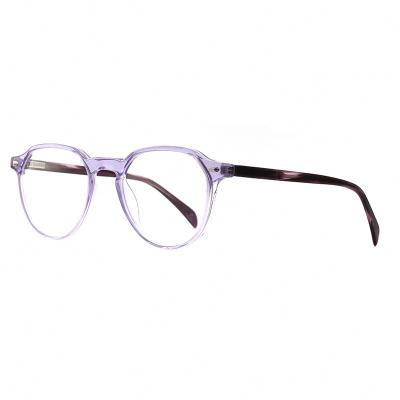 China New Arrival Fashionable High Quality Vintage Optical Frame Ladies Round Optical Frames 2022 Glasses Shape ECO Acetate Optical Frame for sale