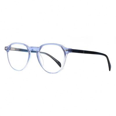 China New Arrival Fashionable High Quality Vintage Optical Frame Ladies Round Optical Frames 2022 Glasses Shape ECO Acetate Optical Frame for sale