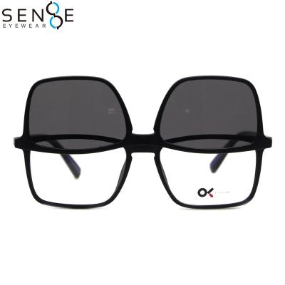 China Fashion Classic TR 90 Glasses Polarized Clip On Sunglasses for sale