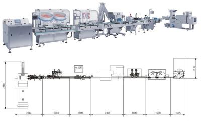 China Automatic Capsule Tablet Counting Machine Bottling Production Line for sale