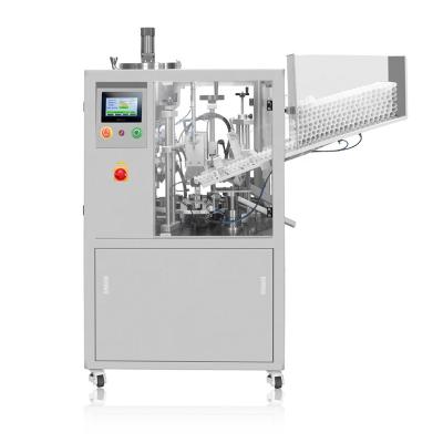 China 60pcs/Min Dia 5mm Soft Tube Filling Machine 1.5kw For Cosmetic Cream for sale