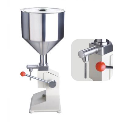 China Pneumatic Cream Oil Manual Liquid Filling Machine 50ml SS304 for sale