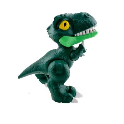 China Cute Double Crowned Jurassic World Cartoon Dragon Ride Dinosaur Toy Children Christmas Gift for sale