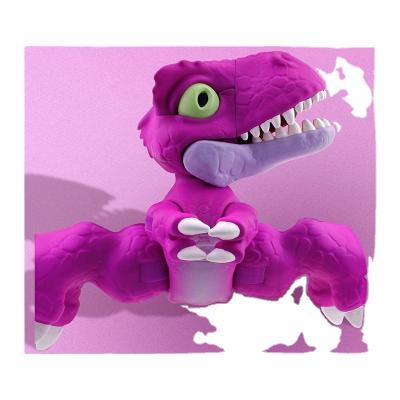 China Creative Jurassic Tyrannosaurus Rex Kids Dinosaur Toys PVC World 10 Color Collection for sale