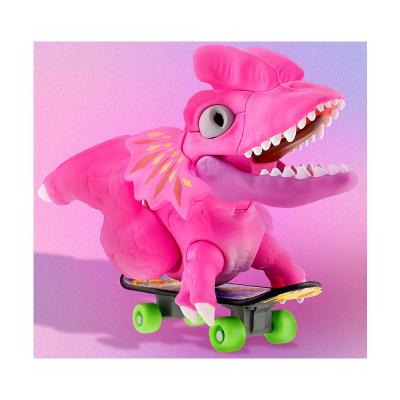 China Variable Multicolor PVC Dinosaur Toy Kids Choice Cartoon Shape Dicryosaurus Christmas Gift for sale