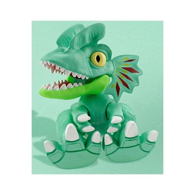 China Creative PVC 10 color variable variable double-crowned modeling dragon model ornaments PVC dinosaur toys for sale