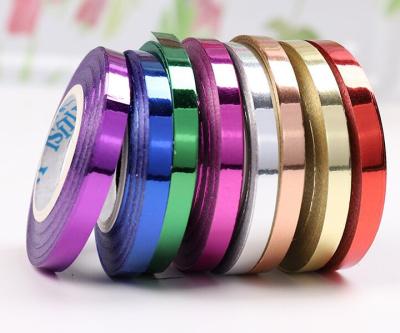 China 5mm*5m Balloon Ribon Pp Ribbon Plastic Christmas Socks Plastic Ribbon for sale