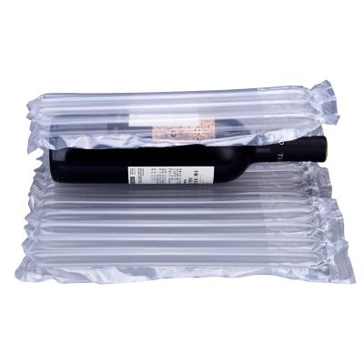 China Product Packaging 50 Meter Inflatable Air Duct Bubble Roll Wrap Air Wrap Packing Column Protective Cushion for sale