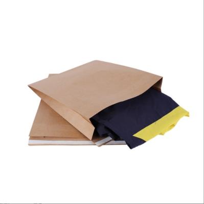 China Recycled Materials White Ink Printing Recycled Garment Wrapping Paper Garment Wrapping Paper Brown Rigid Envelope Cardboard Expandable Ad For Clothes for sale