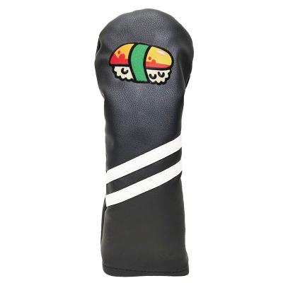 China Durable High Quality factory price pu leather golf covers golf headcover with Photos of Japanese sushi golf driver headcover for sale