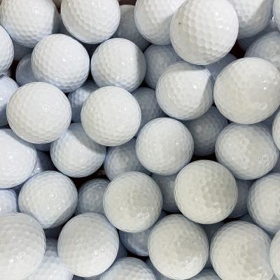 China Elastic Golf Ball Cover Factory Direct Urethane Fine Quality Golf Balls Custom Printed Tournament White Or Colored Urethane Durable 2/3/4 Piece Competition for sale