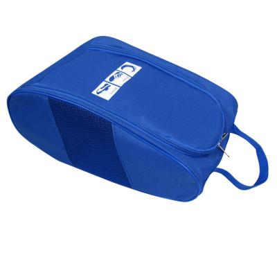 China Factory Supply Recyclable Wholesale Portable Waterproof Travel Foldable Bag With Shoe Compartment Zipper Shoe Bag Shoe Bag Travel Zipper for sale