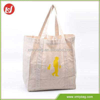 China Wholesale Buying Popular Washable Cotton Durable Recycled Durable Recycled Style Customized Brand 10oz 12oz Washable Tote Bag Tote Bag for sale