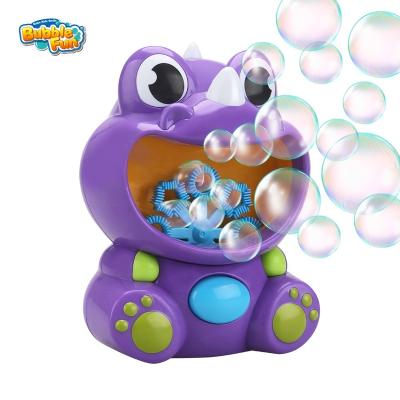 China 2000+ Bubbles Per Tiny Dinosaur Shapes Automatic Indoor Outdoor Summer Toy Portable Bubble Blower Machine Bubble Maker For Kids for sale