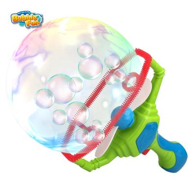 China Create the little bubble inside the big bubble Toy Bubbles Blaster battery operated, magic bubble wand for kids, bubble blower fan with 4oz solution and dip tray for sale