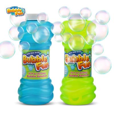 China Portable Indoor Outdoor and Travel Bubble Party Theme Portable Water 16 oz Non-Toxic Portable Soap Bubble Bottle Bubbles Water Soap Toy for sale