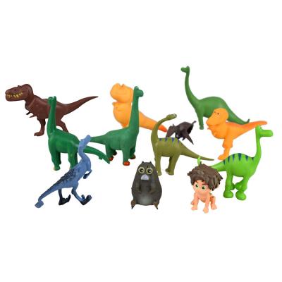 China Figure cake topper A Set Of 12 pcs lovely PVC TOY Dinosaur birthday living decoration for sale