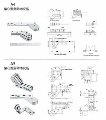 China Double Action Door Floor Spring Glass Hinge Floor Spring Accessories For Wooden Door for sale