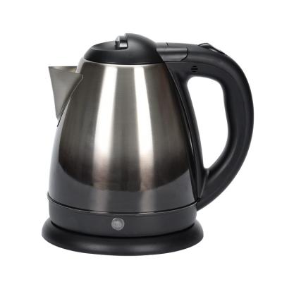 China 360 Degree Rotation Base Customized 1.5L 201# SS Electric Kettle Jug Home Heating Plate and Kettle Body Stainless Steel Te koop