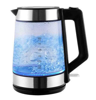 China 360 Degree Electric Kettle Base Rotation Large Volume Manual Lid Layers Double Base Household Electric Kettle Stainless Steel 360 Degree Rotation Base Te koop