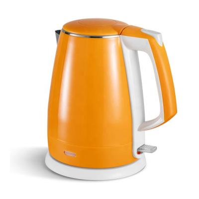 Κίνα 360 degree rotation base new design customized 1.8L 304 stainless steel double layer electric tea kettle for home προς πώληση