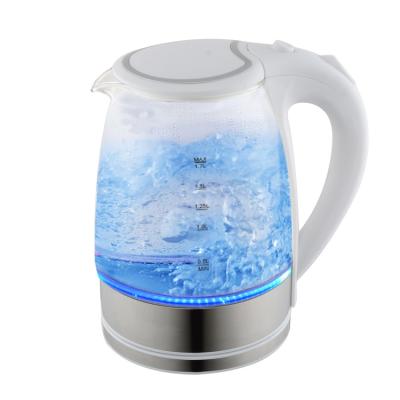 中国 360 Degree Low Rotation Design 1.8L New Electric Kettle Glass Water Heater With Filter GS CE CB ROHS LFGB Certificated 販売のため