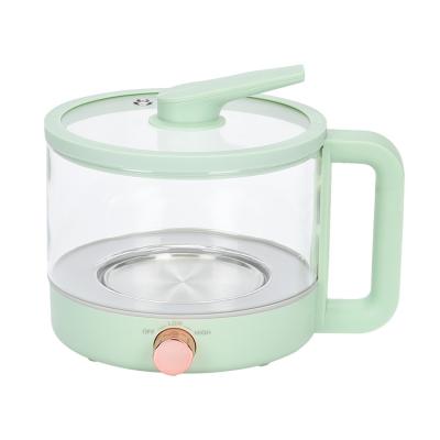 中国 Hotel OEM 1.2L Household Use Mini Portable Electric Cooker Non-Stick Light Green Multifunctional Hot Pot 販売のため