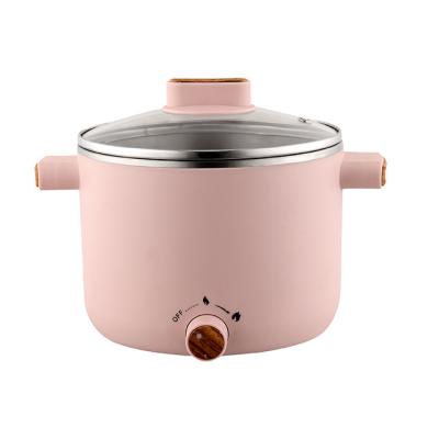 China Household Factory Wholesale 1.2L Stainless Steel Kettle Body Mini Electric Cooking Pot For Rice Porridge Noodles for sale