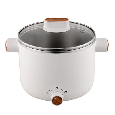 Κίνα Household Maker Custom 1.2L Stanless Kettle Body Mini Electric Pot For Noodels Poridge Steel Rice προς πώληση