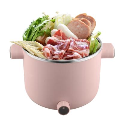 Cina Household OEM 1.2L Multifunctional Non-sticking Mini Electric Cooking Hot Pot Household Kitchen Cooker High Quality in vendita