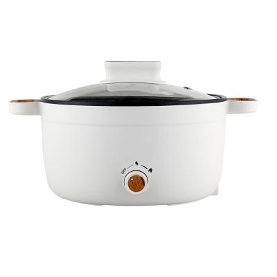 China Hotel Factory Price Household Over Electric Cooker Mini Hot Pot Steamer Non Stick Multifunctional Heat Protection 4Liter à venda