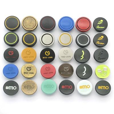 China New Factory Customized Round Embossed Snap Button Logo Button Metal Nickel Free for sale