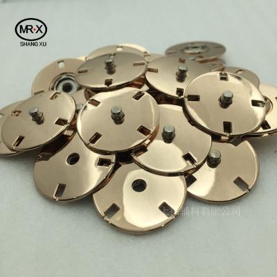 China Sustainable Durable Flat Invisible Round Coat Shirt Metal Snap Buckle for sale