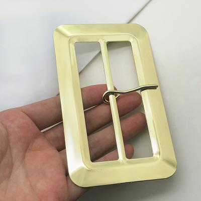 China Factory Wholesale 128mm Large Metal Tri Glide Washable High Quality Gold Buckle For Bags for sale