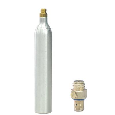 China Storing Food Grade Carbon Dioxide (CO2) 0.6L CO2 Tank Sodamaker Empty Cylinder Gas Bottle Soda Refillable Current Cylinder For Soda Maker for sale