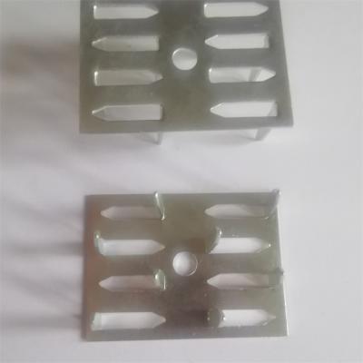 China 38 X 54 Mm Metal Impaling Clips For Fiberglass Acoustical Panels for sale