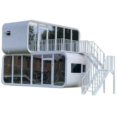 China Modern prefab house capsule hotel room sleeping apple cabin prefab with bedroom for sale