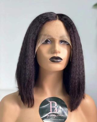 China olahair1b/30 Color Straight Bob Wig Curly Cuticle Aligned Hair 100% Lace Frontal Wig Hair Wigs 13*4 /4*4 for sale