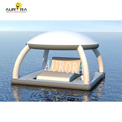 China Op maat gemaakt PVC opblaasbaar drijvend schip Dock Water Air Pontoon Swim Deck Platform Te koop