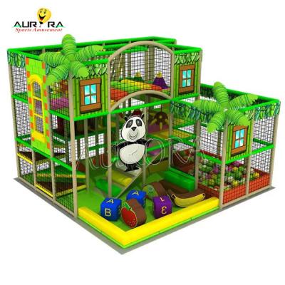 China Kinderen Soft Play Vermaakpark Kleine Indoor Jungle Gym Speelplaats Te koop