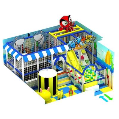 China Soft Play Equipment Indoor Playground Marine Theme Trampoline Equipment for sale