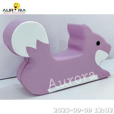 Κίνα Purple Soft Play Toddler Party Hire Rockers Animals Kids Soft Play Equipment προς πώληση