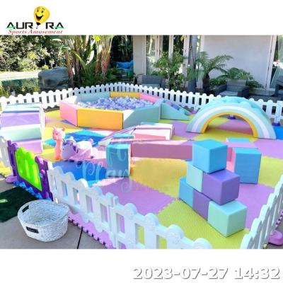 China Merry Go Round Soft Play Rental Equipment Foam Soft Play Ground For Kids for sale