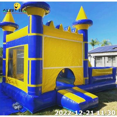 China Inflatable Bounce House Jumping Bouncer Blue Color Customized combo slide for sale