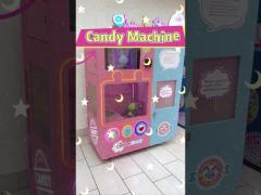 Cotton Candy Vending Machine Commercial Fully Automatic Candy Floss Vending Machine