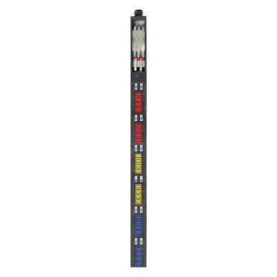 China 3phase 415V 160A sheet metal PDU 24way C19 socket and 12pcs 63a breaker 160A box c19 rack PDU for server for sale