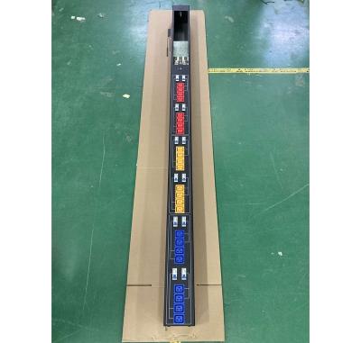 China Orient 3phase 415V/240V Sheet Metal PDU 24ports C19 160A With Breaker 12pcs High Power PDU for sale