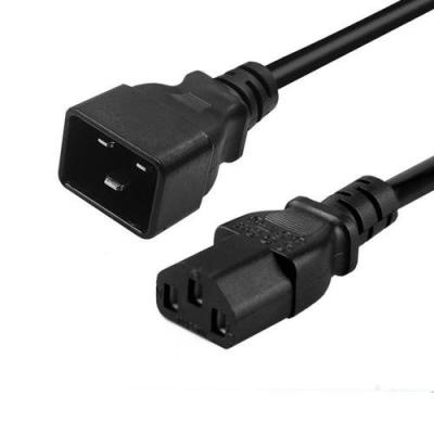 China COMPUTER 1m 2.5m 3m 5m PDU UPS Computer Cable IEC 320 c13 to C20 Power Cord for sale