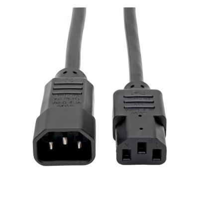 China Industrial Equipment C13 to C14 Computer PDU Heavy Duty Power Cord - 15A, 250V, 14 A.W.G., 6 ft (m) 1.83 Black for PDU UPS Server for sale